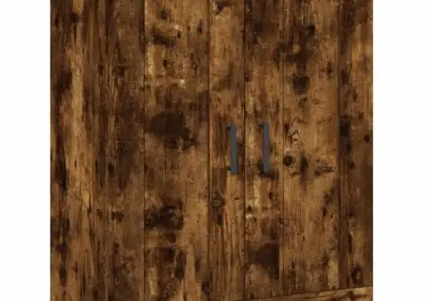 Dulap înalt, stejar fumuriu, 69,5x34x180, lemn compozit - 5/5