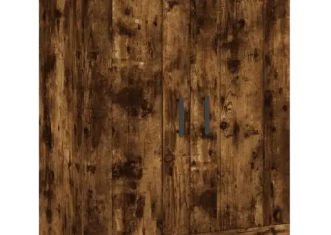 Dulap înalt, stejar fumuriu, 69,5x34x180, lemn compozit - 5/5