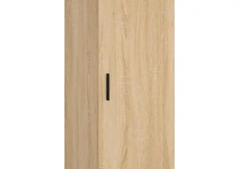 Dulap înalt, stejar sonoma, 34,5x34x180 cm, lemn prelucrat - 5/5