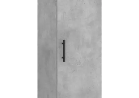 Dulap înalt, gri beton, 34,5x34x180 cm, lemn prelucrat - 5/5