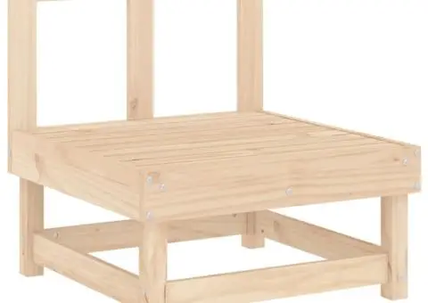 Set mobilier relaxare de grădină, 4 piese, lemn masiv de pin - 4/5