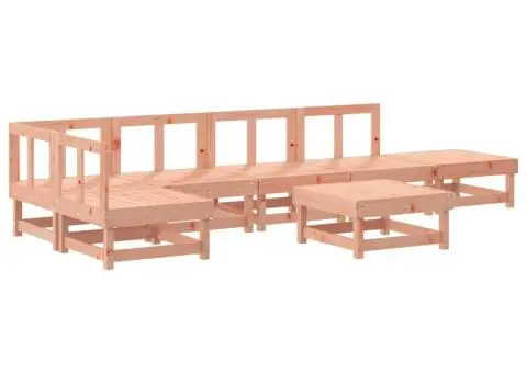 Set mobilier de grădină, 7 piese, lemn masiv douglas - 2/5
