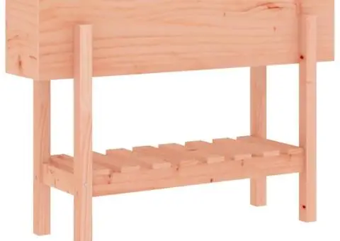 Strat înălțat de grădină, 101x30x69 cm, lemn masiv Douglas - 2/5