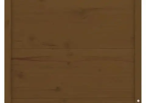 Jardinieră de grădină, maro miere, 82,5x40x78 cm lemn masiv pin - 4/5