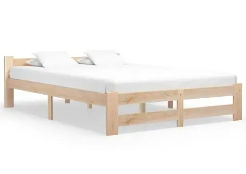 Cadru de pat, 160 x 200 cm, lemn masiv de pin - 1/5