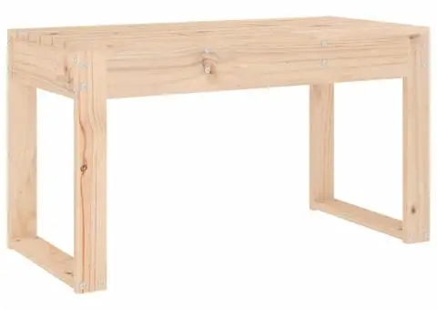 Bancă de grădină, 80x38x45 cm, lemn masiv de pin - 2/5