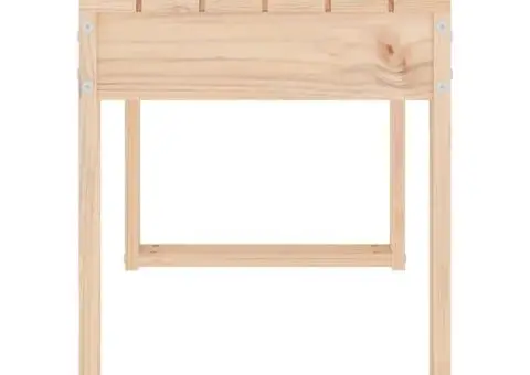 Bancă de grădină, 80x38x45 cm, lemn masiv de pin - 4/5