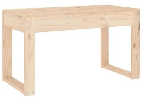 Bancă de grădină, 80x38x45 cm, lemn masiv de pin - 5/5