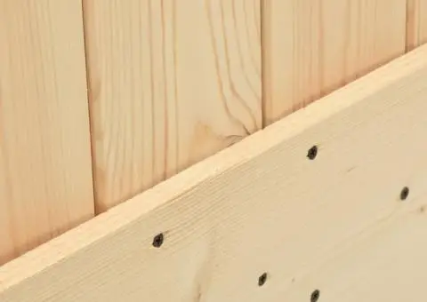 Ușă glisantă cu set de feronerie 70x210 cm, lemn masiv de pin - 5/5