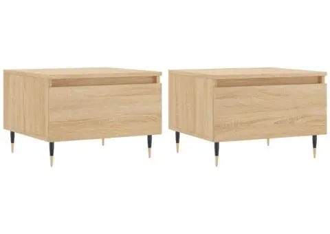 Măsuțe de cafea 2 buc. stejar sonoma 50x46x35 cm lemn compozit - 2/5