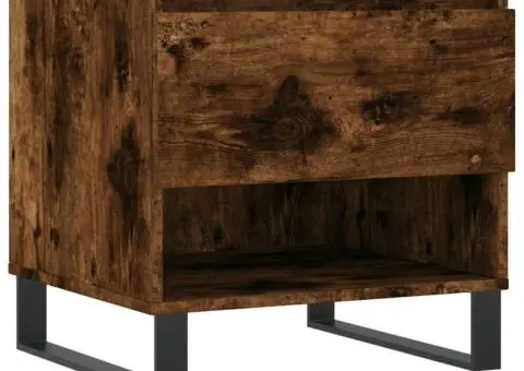 Măsuțe de cafea 2 buc. stejar fumuriu 50x46x50 cm lemn compozit - 5/5