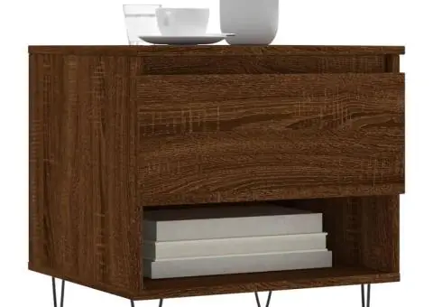Măsuțe de cafea 2 buc. stejar maro 50x46x50 cm lemn compozit - 3/5
