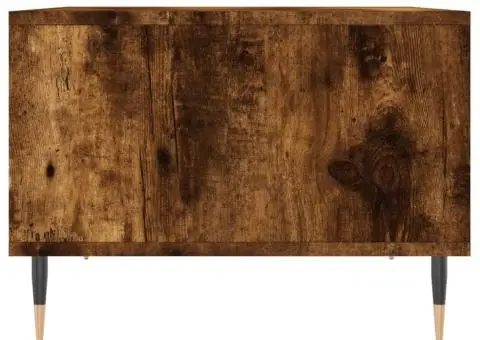Măsuță de cafea, stejar fumuriu, 60x50x36,5 cm, lemn compozit - 5/5