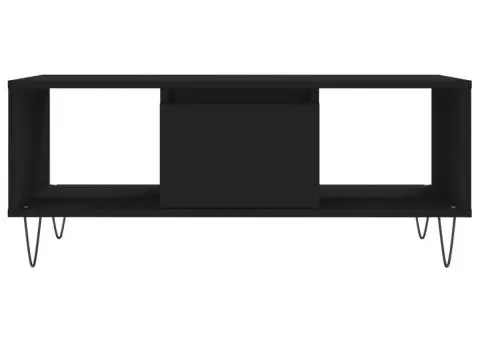 Măsuță de cafea, negru, 90x50x36,5 cm, lemn compozit - 5/5