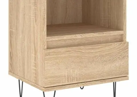 Noptiere, 2 buc., stejar sonoma, 40x35x50 cm, lemn compozit - 5/5