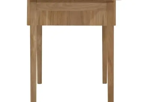 Birou cu 2 sertare, 110x52x75 cm, lemn masiv de tec - 4/5