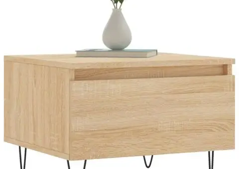 Măsuță de cafea, stejar sonoma, 50x46x35 cm, lemn prelucrat - 3/5