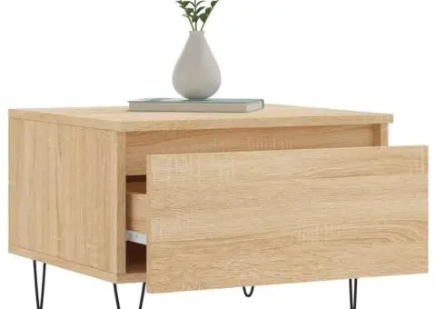 Măsuță de cafea, stejar sonoma, 50x46x35 cm, lemn prelucrat - 4/5