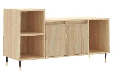 Comodă TV, stejar sonoma, 100x35x55 cm, lemn prelucrat - 2/5