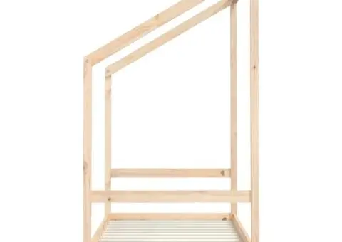 Cadru de pat pentru copii, 80x160 cm, lemn masiv de pin - 5/5