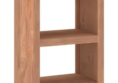 Masă laterală, 45x30x60 cm, lemn masiv de tec - 2/5