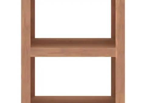 Masă laterală, 45x30x60 cm, lemn masiv de tec - 3/5