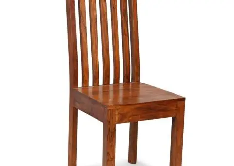 Scaune de bucătărie, 4 buc., lemn masiv, modern - 2/5