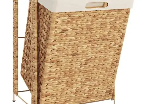 Coș de rufe, 44 x 34 x 64 cm, zambilă de apă - 2/5