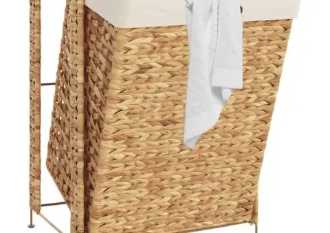 Coș de rufe, 44 x 34 x 64 cm, zambilă de apă - 3/5