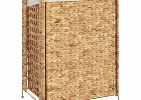 Coș de rufe, 44 x 34 x 64 cm, zambilă de apă - 4/5