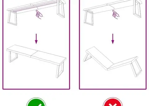 Blat de baie, maro închis, 160x40x(2-4) cm, lemn masiv tratat - 5/5