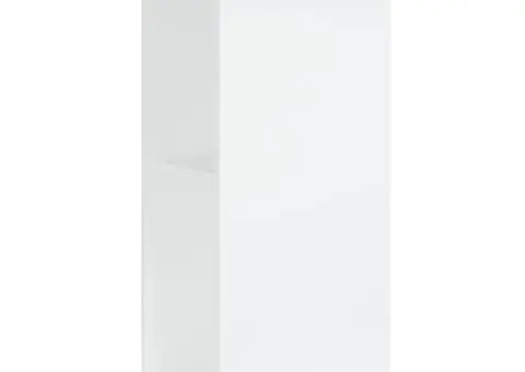 Suport pentru acvariu, alb, 60,5x36x72,5 cm, lemn prelucrat - 2/5