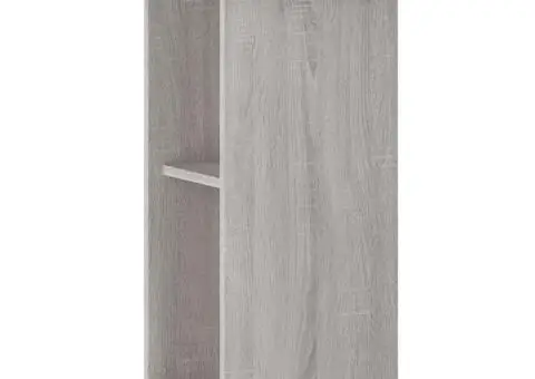 Suport acvariu, gri sonoma, 60,5x36x72,5 cm, lemn prelucrat - 2/5