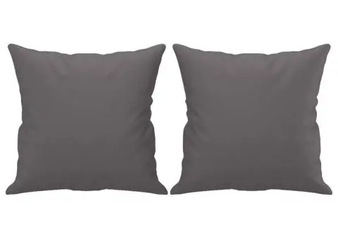 Canapea cu 2 locuri cu pernuțe, gri, 140 cm, piele ecologică - 5/5