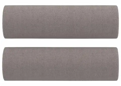 Canapea cu 3 locuri cu pernuțe, gri taupe, 180 cm, textil - 5/5