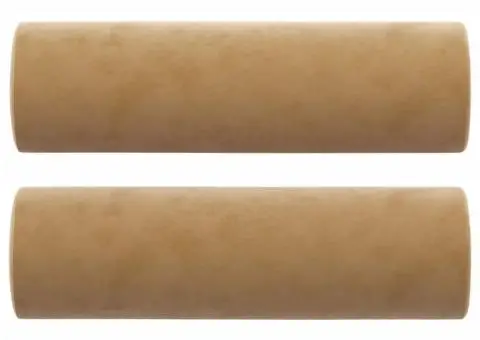 Canapea cu 3 locuri cu pernuțe, maro, 180 cm, catifea - 5/5