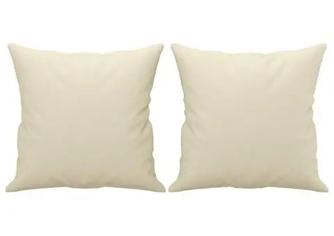 Canapea cu 2 locuri cu pernuțe, crem, 140 cm, piele ecologică - 5/5