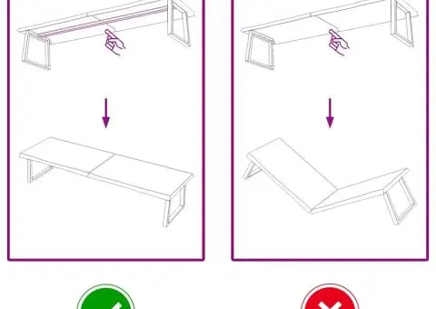 Blat de baie, maro închis, 200x50x(2-6) cm, lemn masiv tratat - 5/5