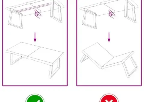 Blat de masă maro 120x60x(2-4) cm, lemn masiv stejar tratat - 5/5