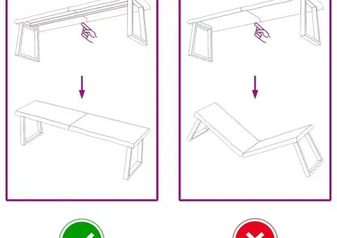 Blat de baie, maro deschis, 140x40x(2-6) cm, lemn masiv tratat - 5/5