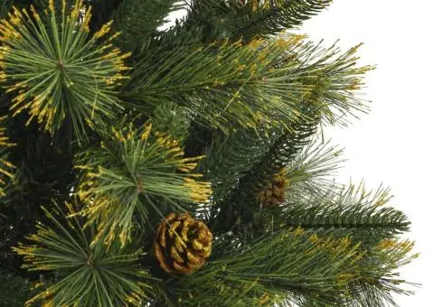 Brad de Crăciun artificial cu conuri și balamale, 120 cm - 5/5