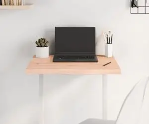 vidaXL Blat de masă, 60x50x(2-4) cm, lemn masiv de stejar netratat
