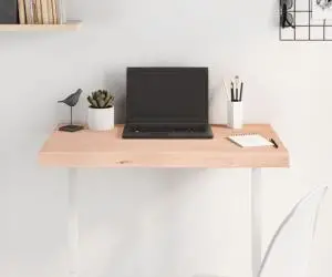 vidaXL Blat de masă, 80x60x(2-6) cm, lemn masiv de stejar netratat