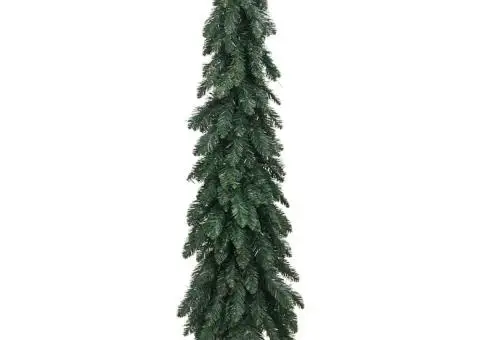 Brad de Crăciun artificial pre-iluminat cu 80 LED-uri, 150 cm - 4/5