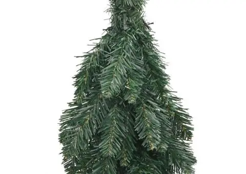 Brad de Crăciun artificial pre-iluminat cu 80 LED-uri, 150 cm - 5/5