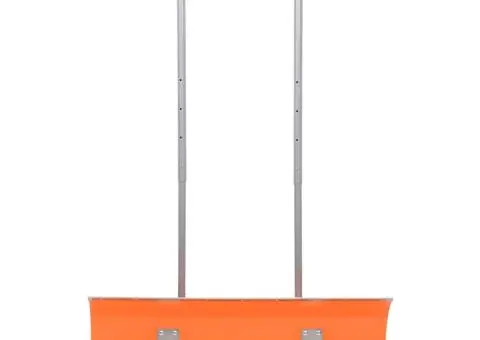 Lopată de zăpadă mâner extensibil portocaliu 96cm lamă din oțel - 2/5