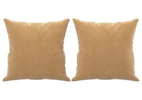 Canapea cu 2 locuri cu pernuțe, maro, 120 cm, catifea - 5/5