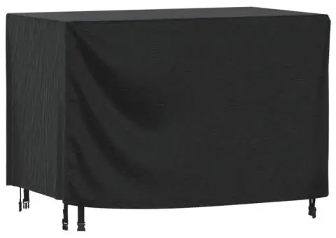 Husă mobilier de grădină negru 140x70x90 cm impermeabilă 420D - 1/5