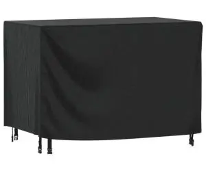 vidaXL Husă mobilier de grădină negru 140x70x90 cm impermeabilă 420D