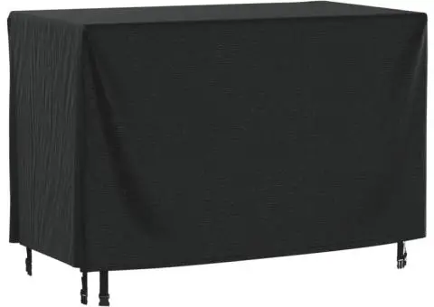 Husă mobilier de grădină negru 140x70x90 cm impermeabilă 420D - 5/5